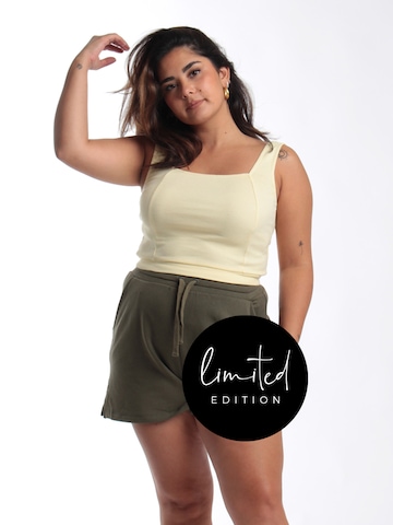 ABOUT YOU Limited - Top 'Melody' em amarelo: frente