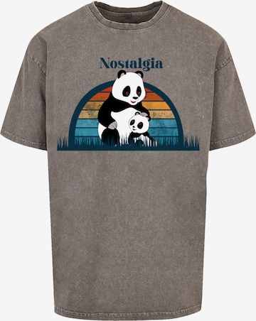 F4NT4STIC Shirt 'Tao Tao Nostalgia Heroes of Childhood' in Grau: predná strana