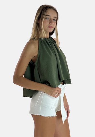 Camicia da donna di Elara in verde