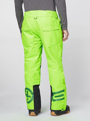 CHIEMSEE Regularen Outdoor hlače 'Taos' | zelena barva