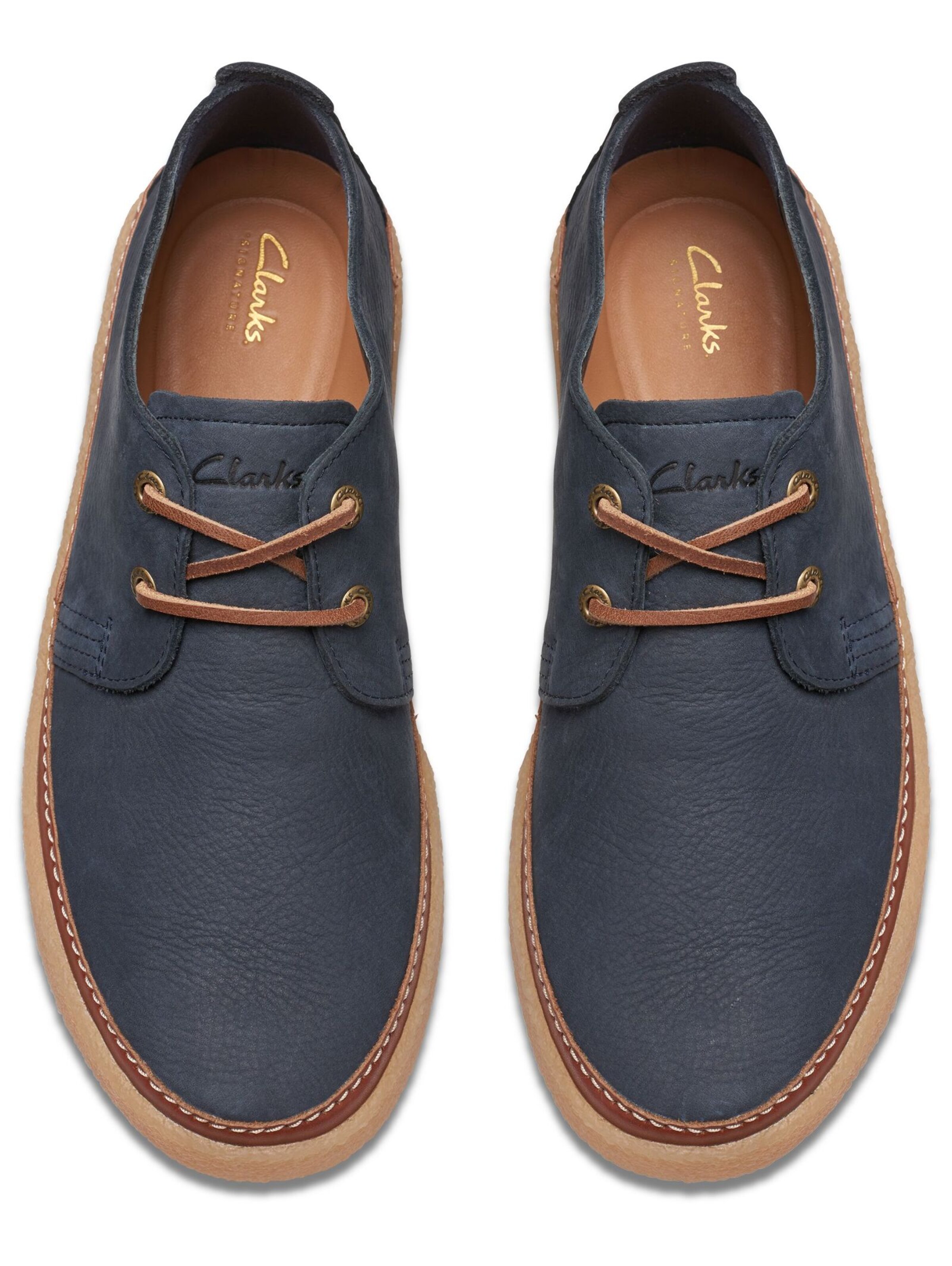 Scarpa stringata di CLARKS in blu