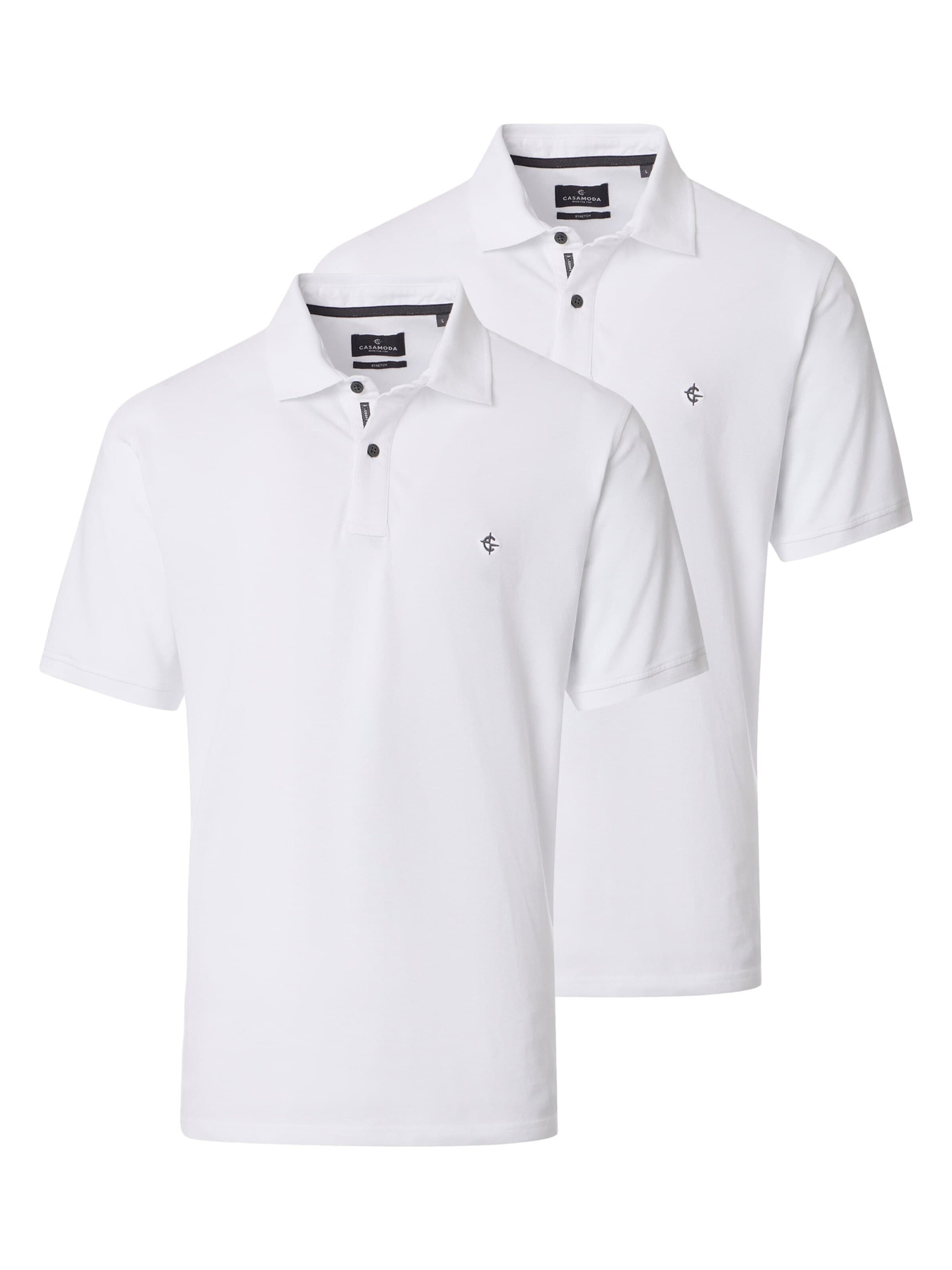 CASAMODA Shirt 'Basic' in White: front