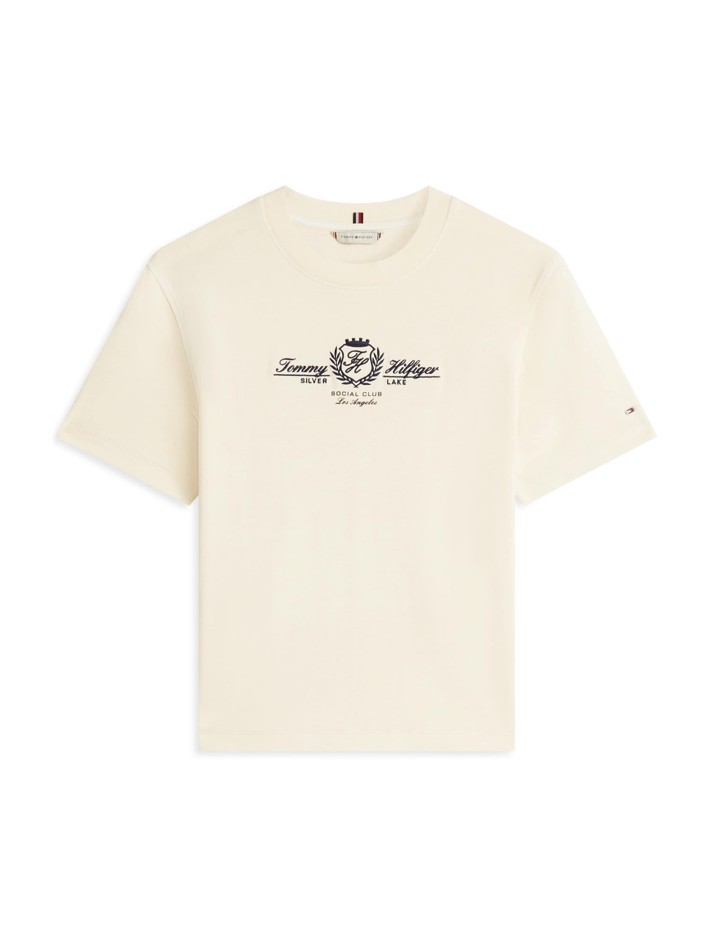 TOMMY HILFIGER Μπλουζάκι 'Varsity' σε μπεζ: μπροστά