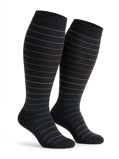 Millo Kniestrümpfe 'Wide Comfort' in 36-41 in schwarz, Produktansicht