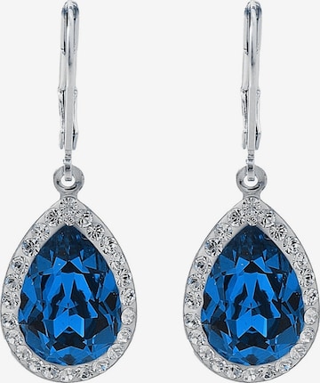 EXCLUSIVE EDITION Uhani 'Agidel adorned with Swarovski crystals' | modra barva: sprednja stran