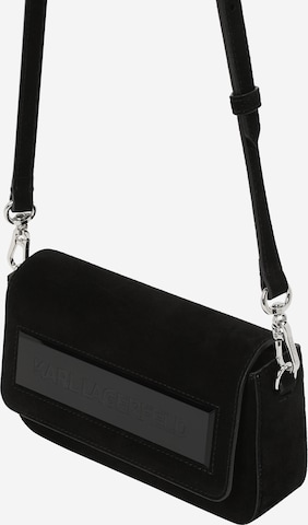 Karl Lagerfeld - Mala de ombro 'IKON' em preto