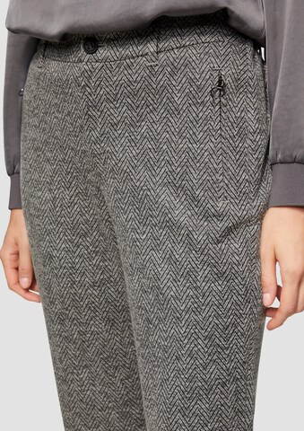 évasé Pantalon s.Oliver en gris