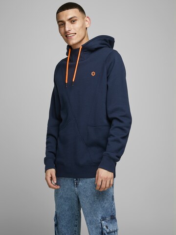 JACK & JONES Sweatshirt 'Pinn' in Blauw: voorkant