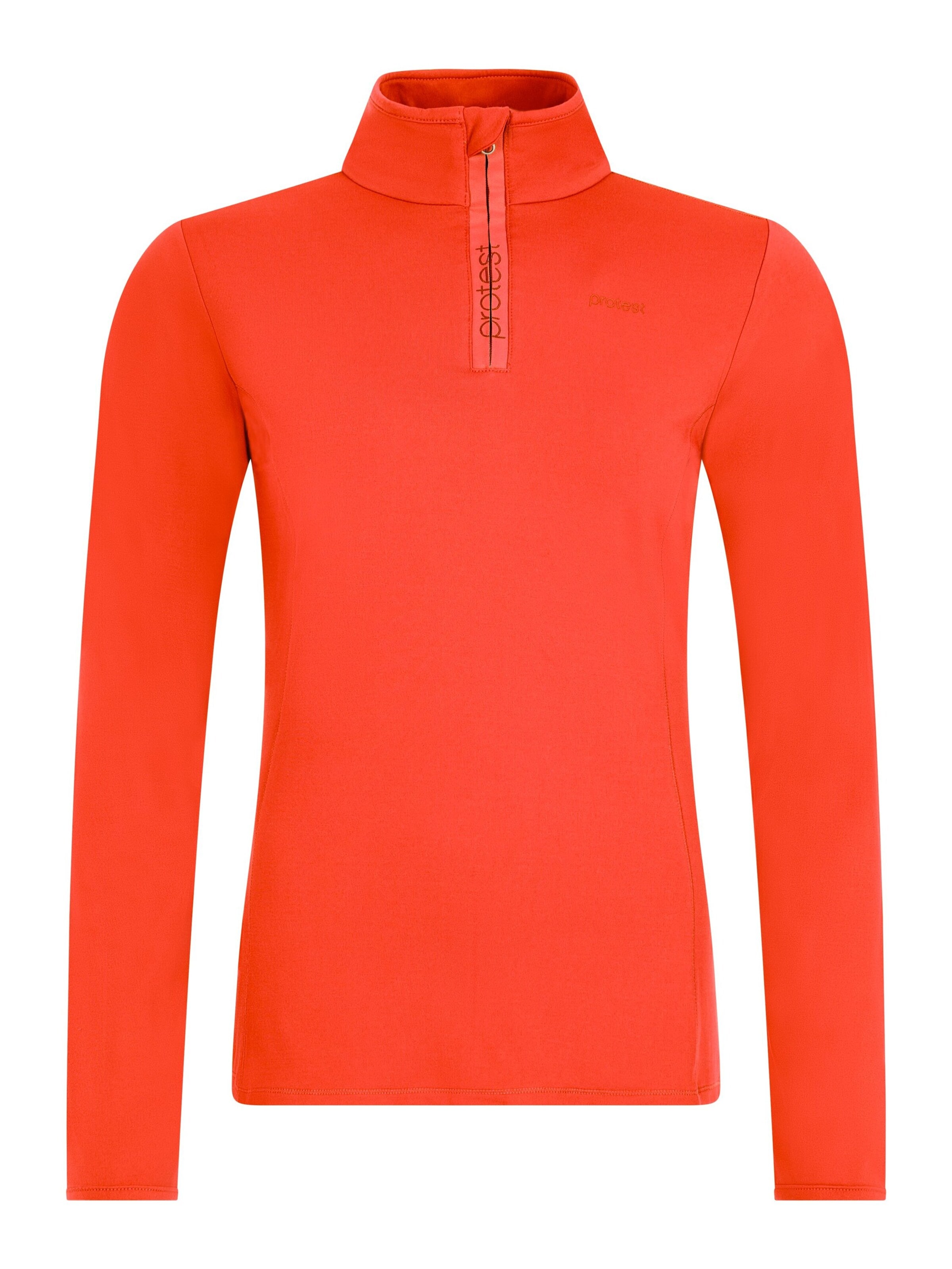 PROTEST Sports sweatshirt 'REFABRIZ' in Red: front