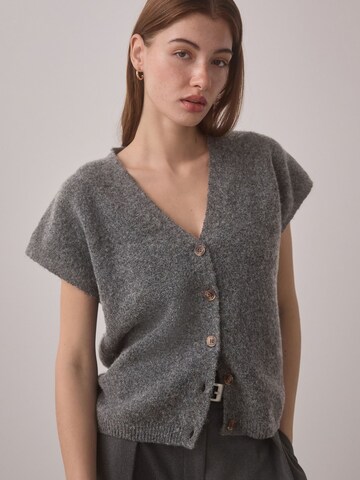 Next Knitted Vest in Grey: front