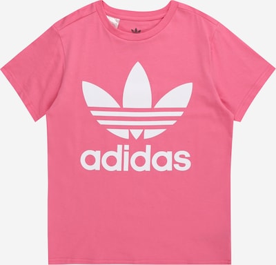 ADIDAS ORIGINALS T-shirt 'Trefoil' i rosa / vit, Produktvy