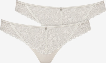 VIANIA Thong 'Leni' in Beige: front
