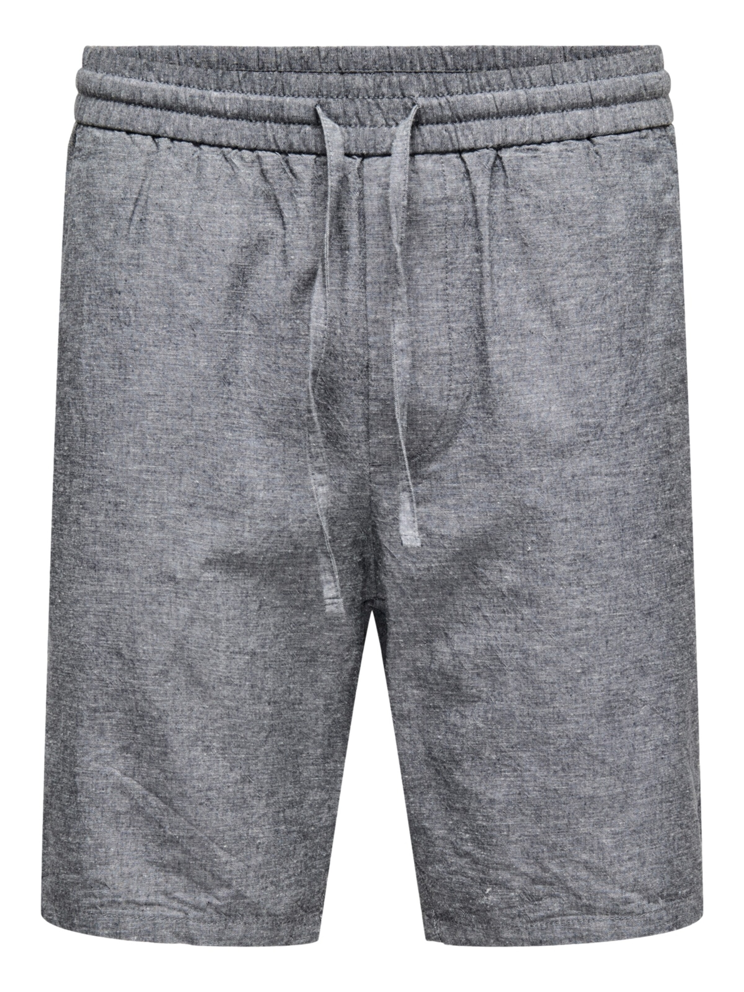 Only & Sons Shorts 'Linus 0007' in graumeliert, Produktansicht