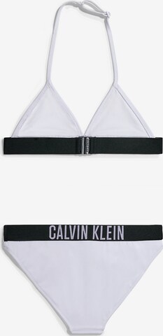 Calvin Klein Swimwear Triangel Bikini  'Intense Power' in Weiß