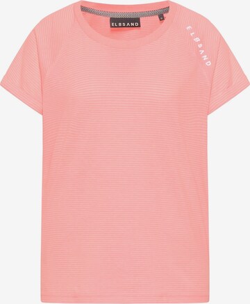 T-shirt 'Calisa' Elbsand en orange : devant