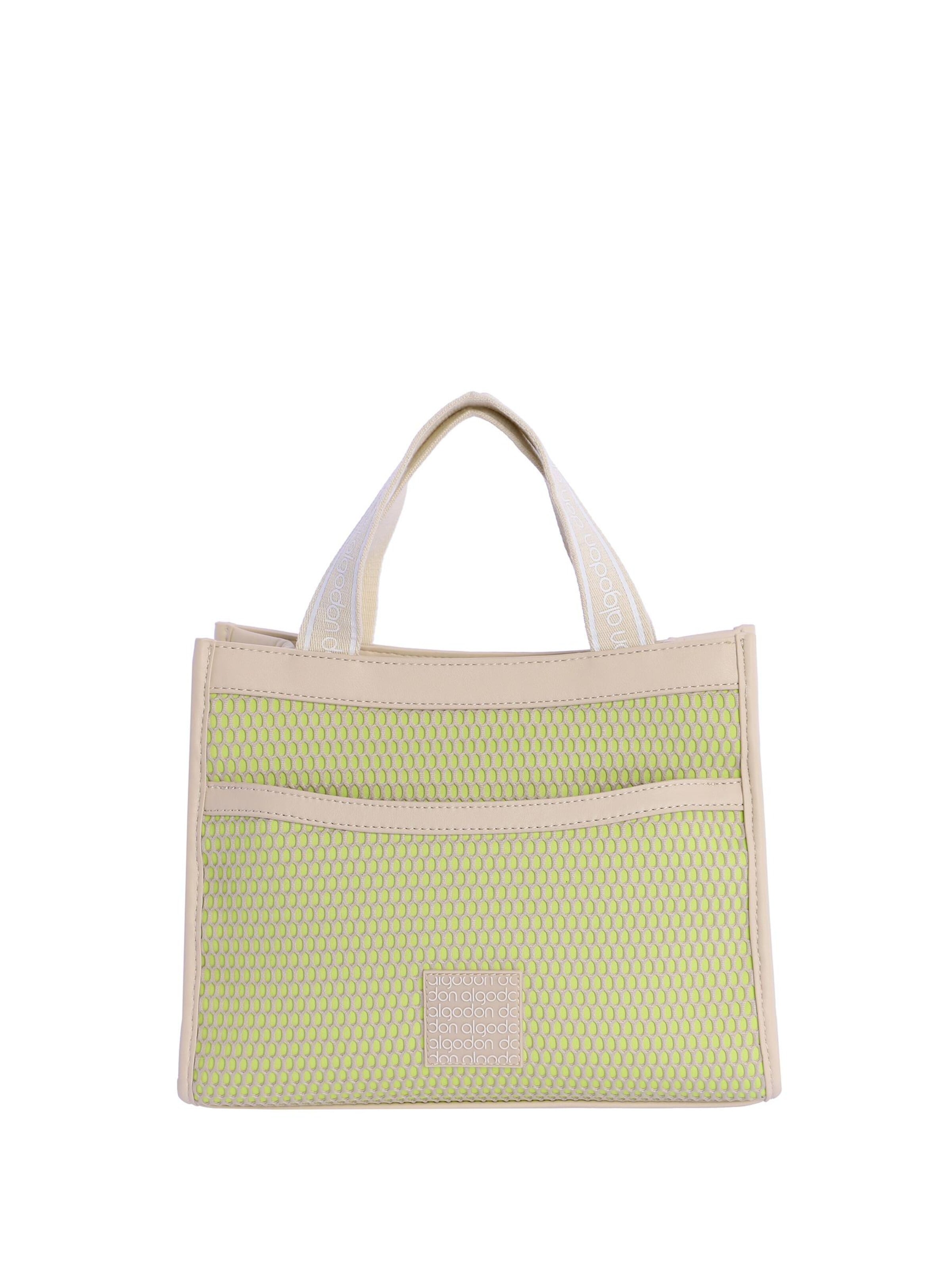 Don Algodon - Bolso de mano 'Bolso' en verde: frente