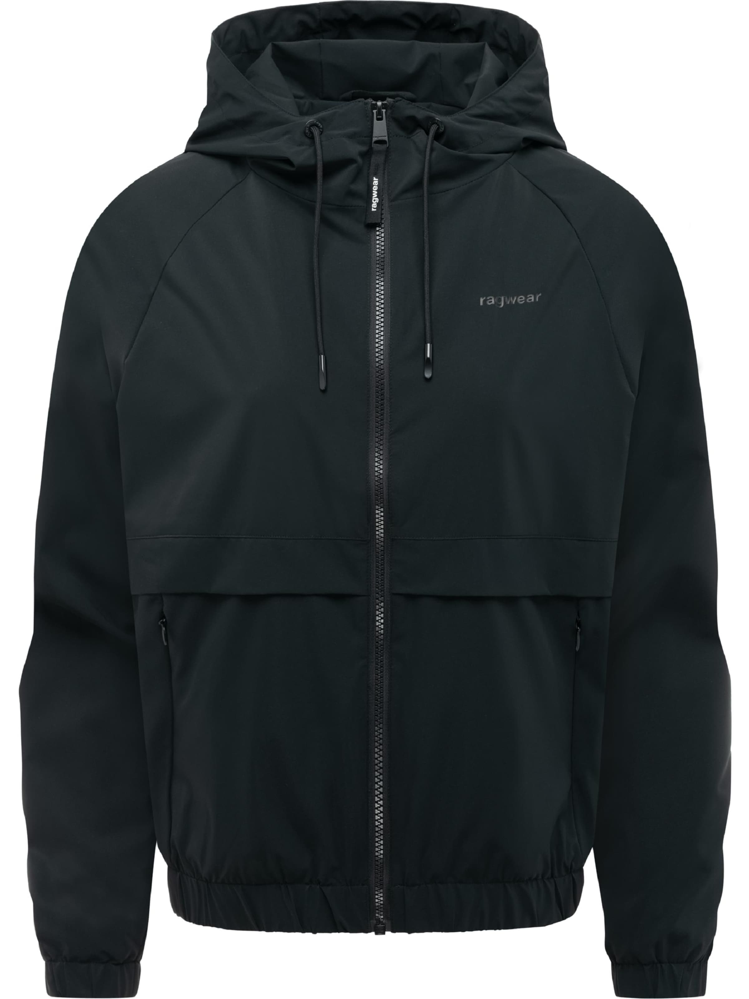 Giacca funzionale 'Anndra' di Ragwear in nero: frontale