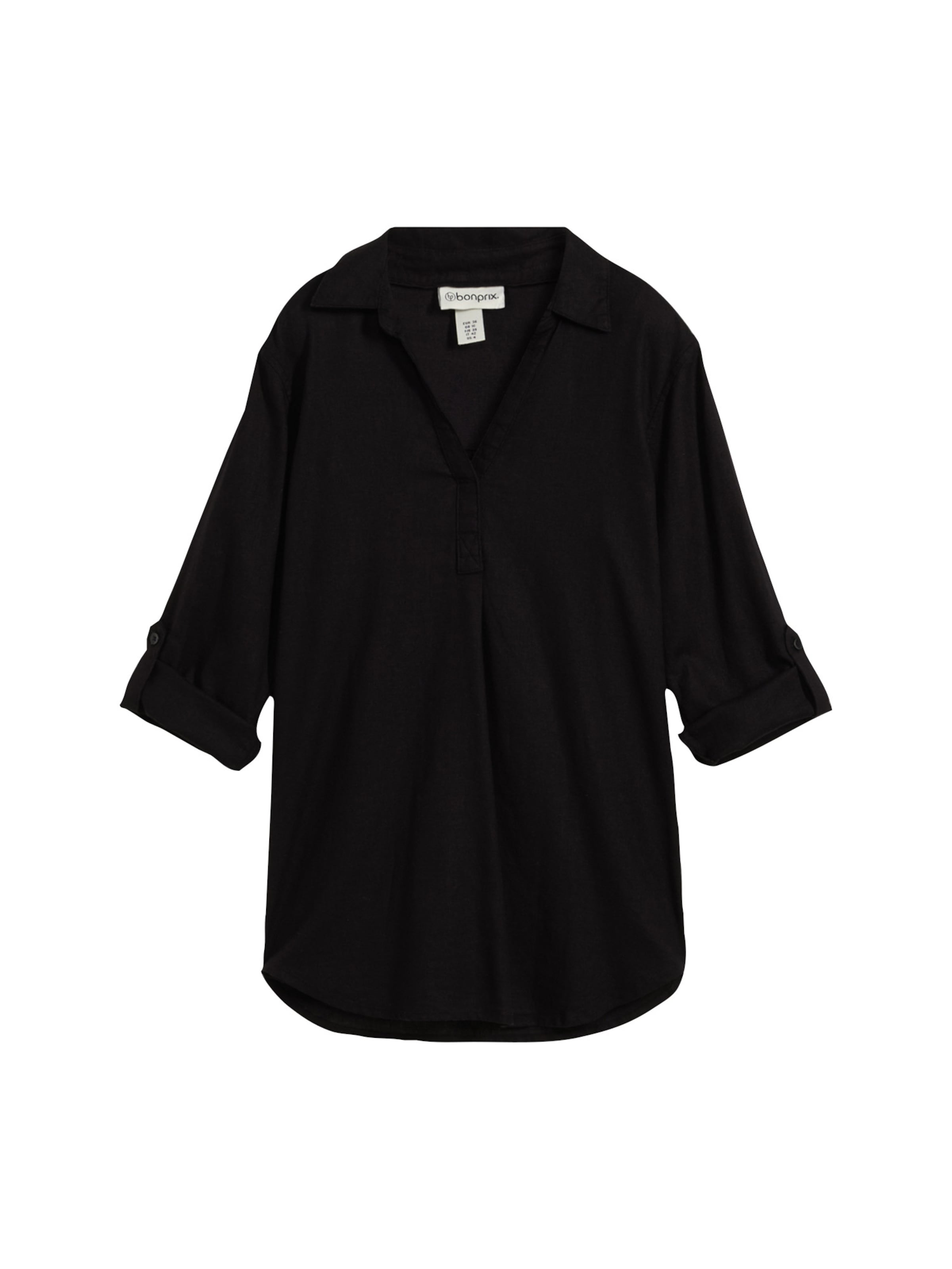 bonprix Bluse in Schwarz: Vorderseite