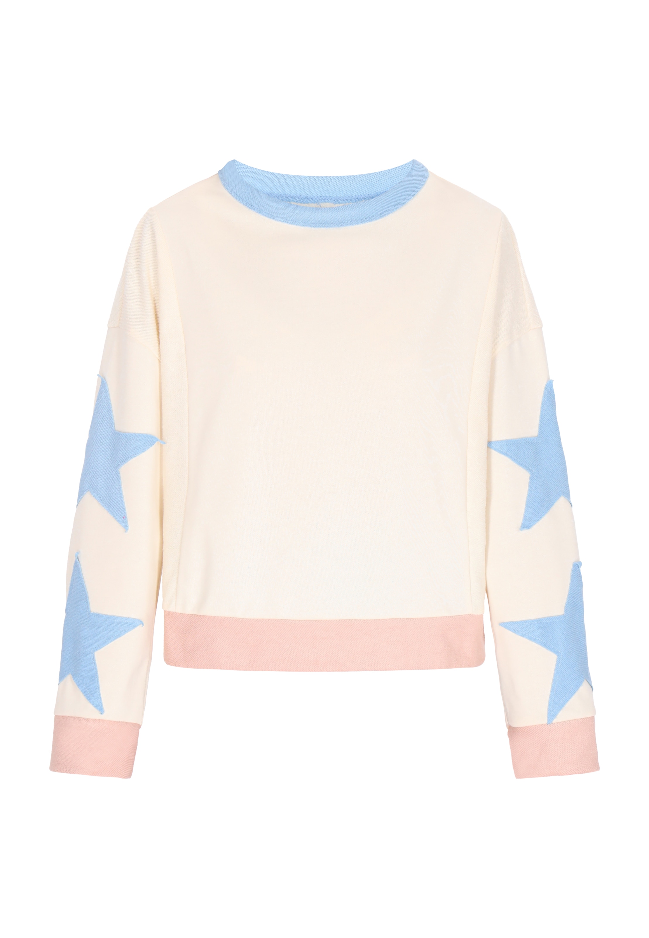 ebeeza Sweatshirt in Beige: Vorderseite
