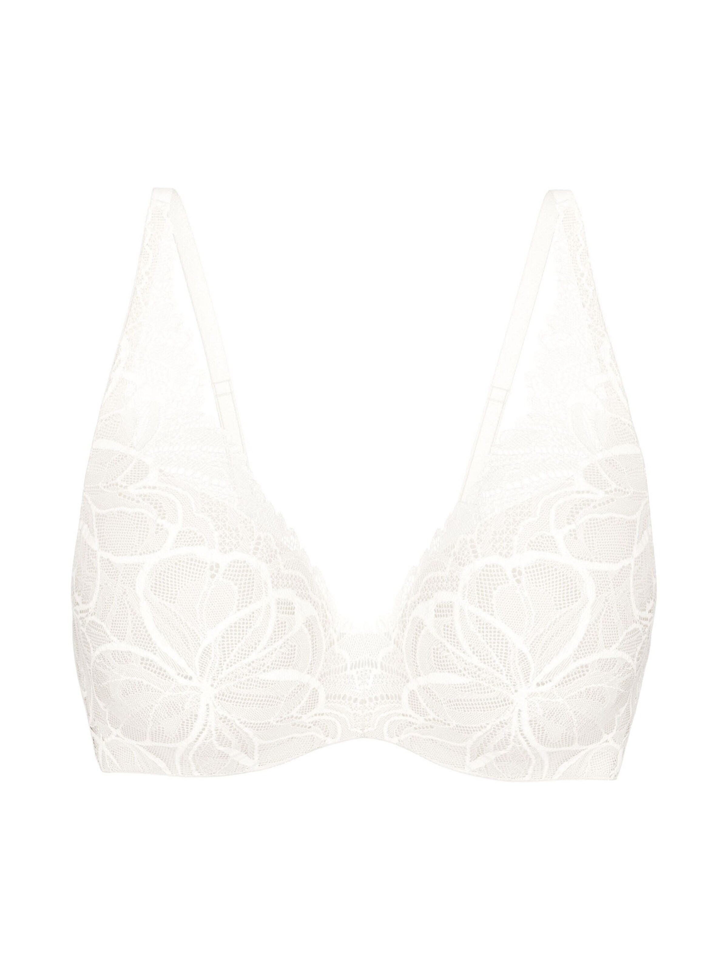 TRIUMPH BH ' Red Label Body Make-Up Illusion Lace ' in Wit: voorkant
