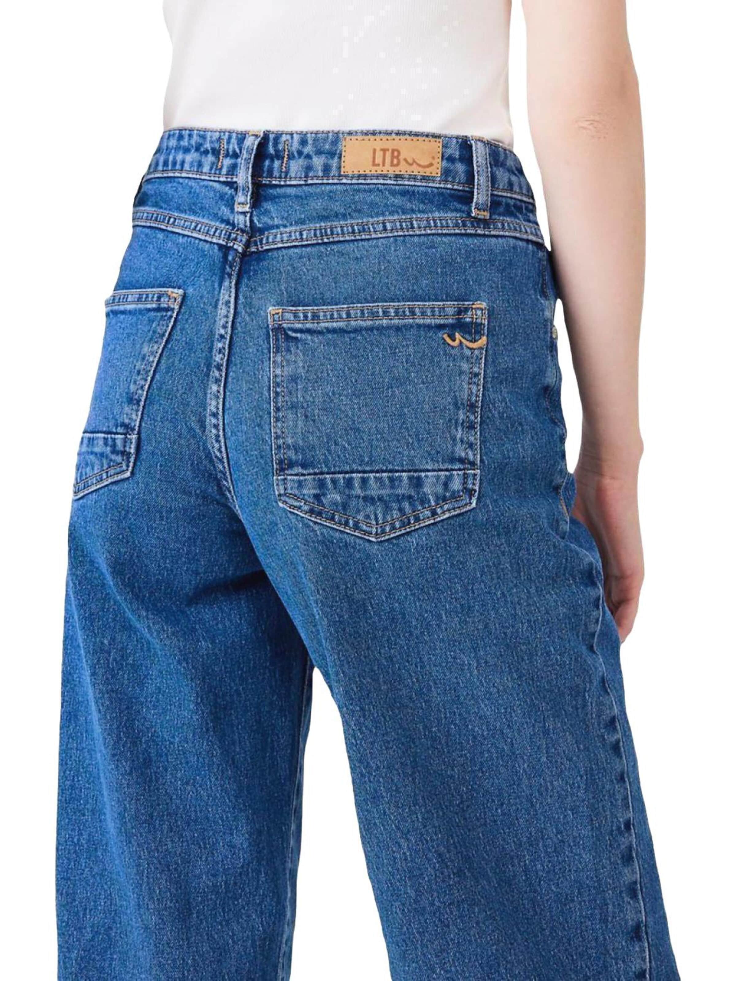LTB Jeans - Pierna ancha Vaquero 'LTB Jeans Damen Rosalia Mid Waist Ballonjeans' en verde
