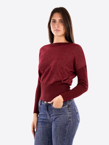 Pull-over 'Maglia' Yes Zee en rouge
