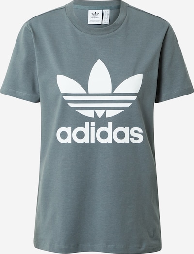 ADIDAS ORIGINALS Majica | siva / bela barva, Prikaz izdelka