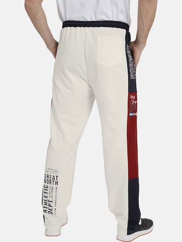 Jan Vanderstorm Loose fit Pants 'Gaulik ' in White