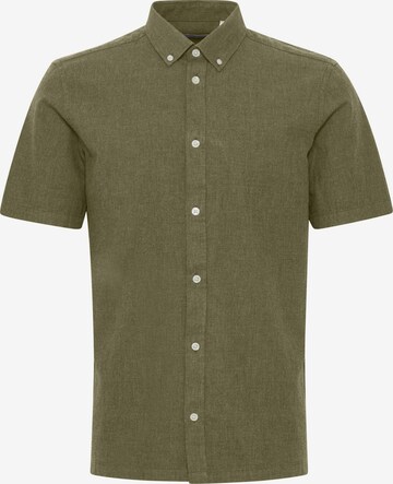 Coupe regular Chemise Casual Friday en vert : devant