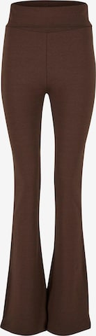 DEF - Acampanado Pantalón en marrón: frente