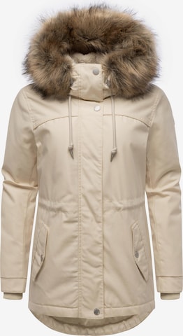 Ragwear Parka zimowa 'Tawny Short' w kolorze beżowy: przód
