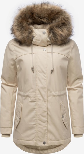 Ragwear Winterparka 'Tawny Short' in ecru, Produktansicht