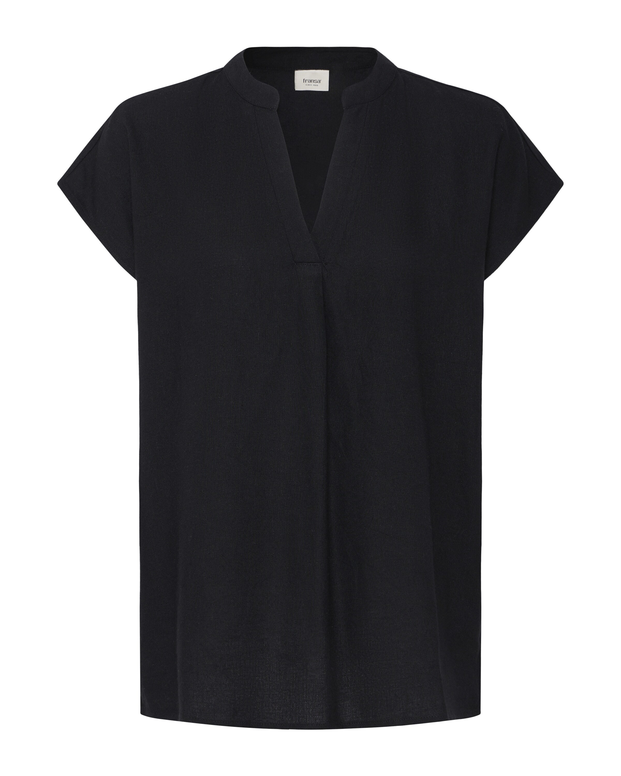 Fransa Bluse 'JETT' in Schwarz: Vorderseite