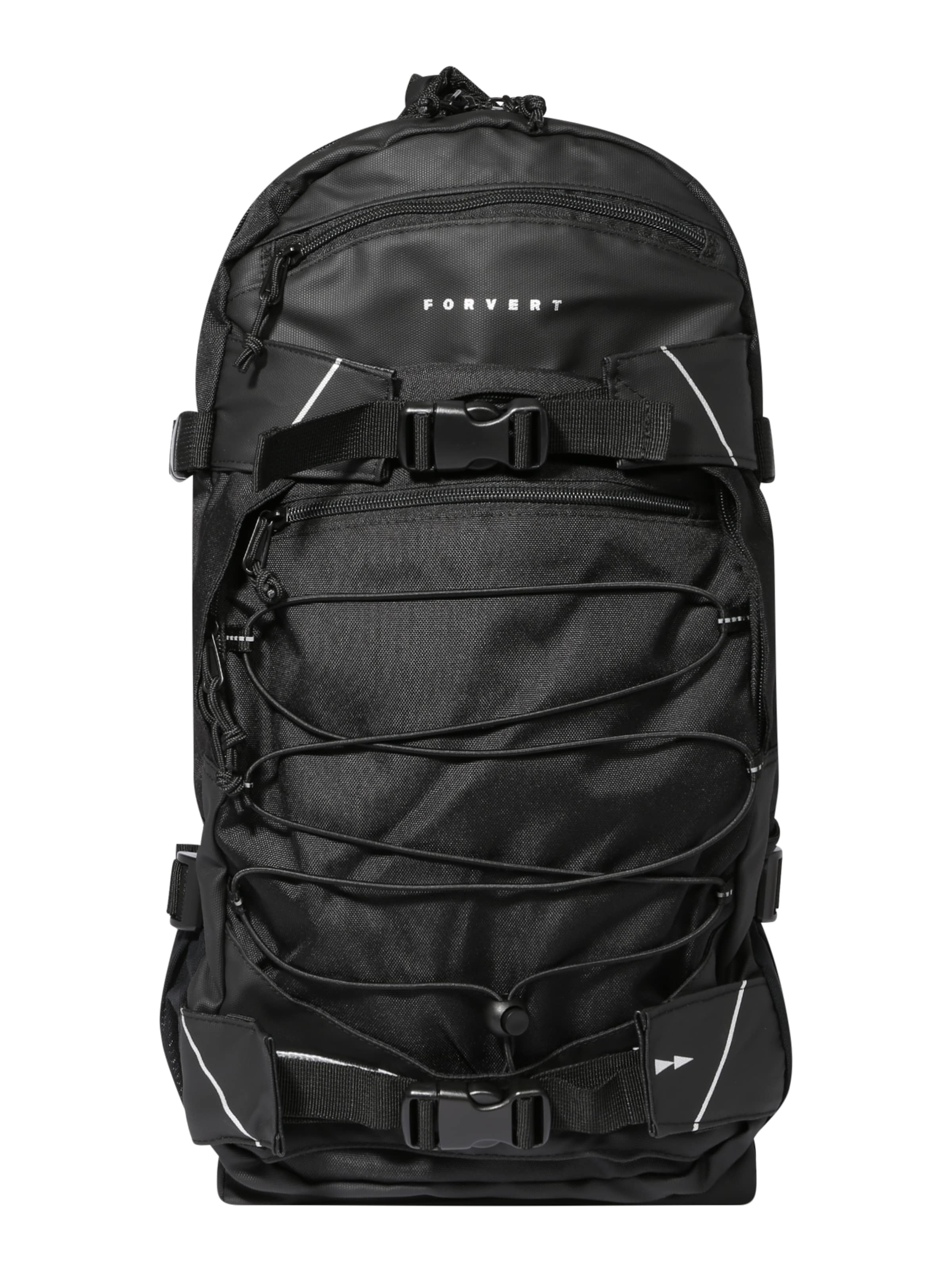 Zaino 'Louis' di Forvert in nero: frontale