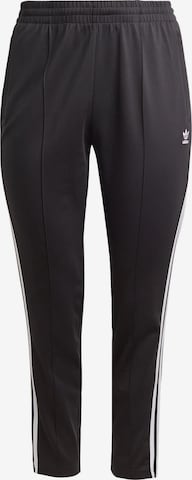 Coupe slim Pantalon 'Adicolor Sst ' ADIDAS ORIGINALS en noir : devant