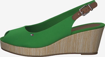 Sandales 'Essential Sneaker' TOMMY HILFIGER en vert