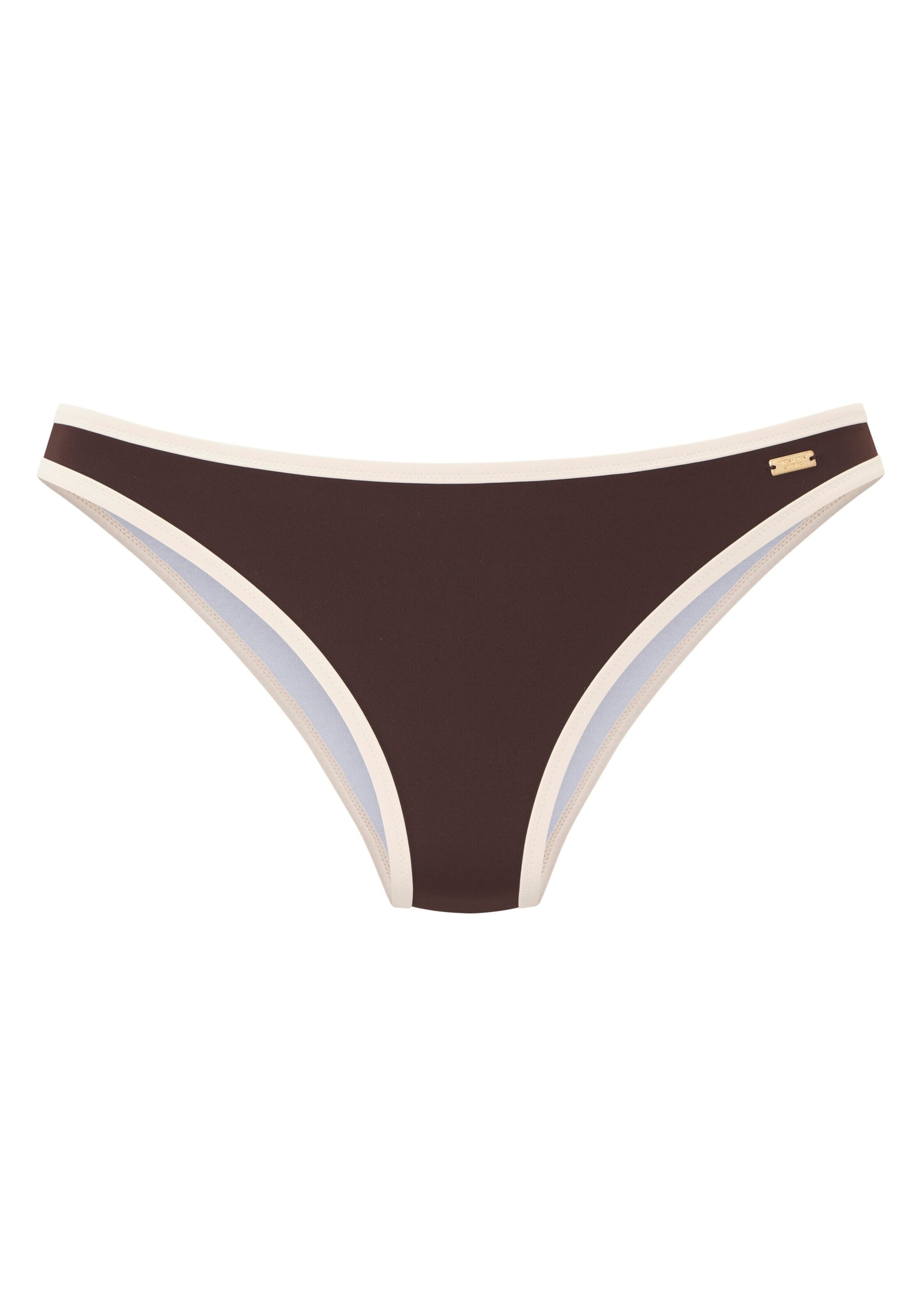 bézs / sötét barna Copenhagen Studios Bikini nadrágok 'Mix-Kini' - XS, Termék nézet