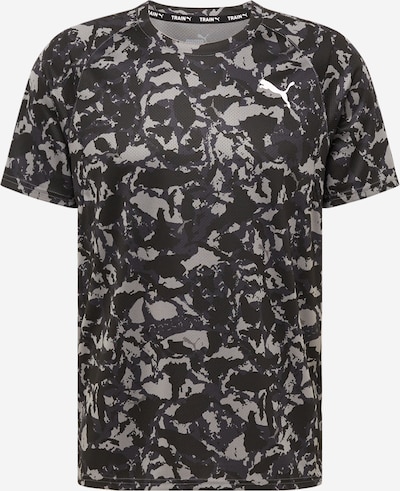 PUMA T-Shirt fonctionnel 'Ultrabreathe' en gris / noir / blanc, Vue avec produit