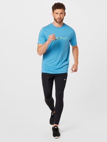 NIKE Slimfit Sportovní kalhoty – černá