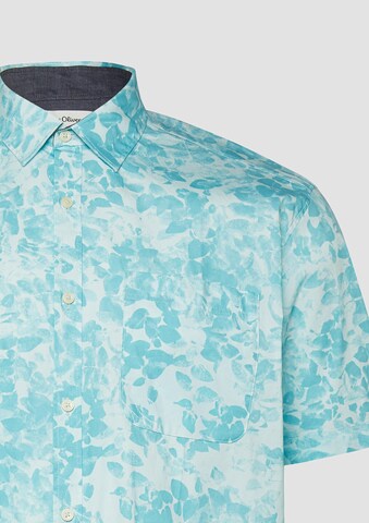 s.Oliver Regular fit Overhemd in Blauw