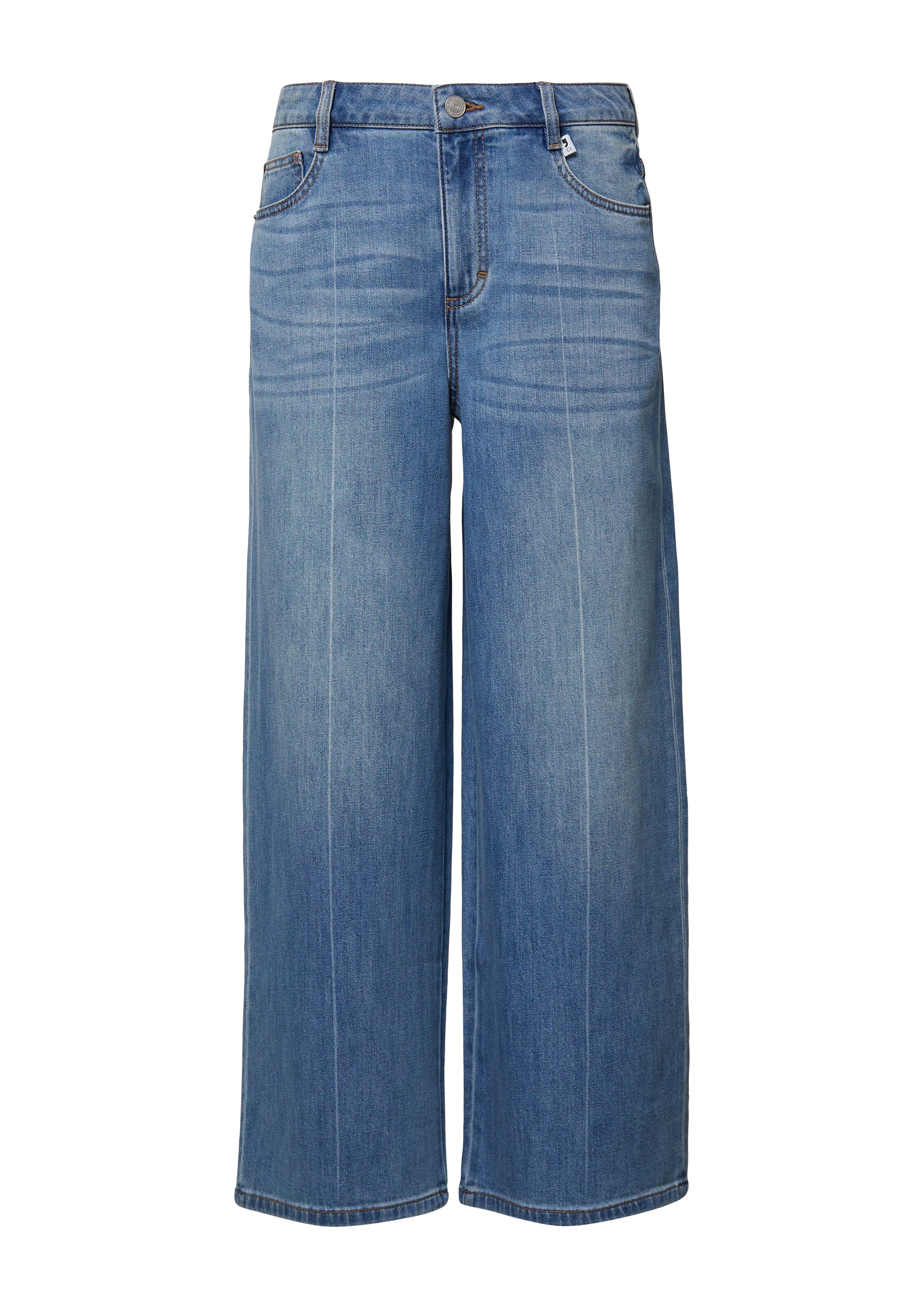 comma casual identity Wide Leg Jeans in Blau: Vorderseite