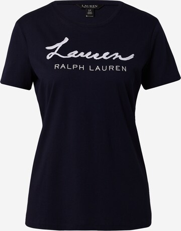 Lauren Ralph Lauren Μπλουζάκι 'KATLIN' σε μπλε: μπροστά