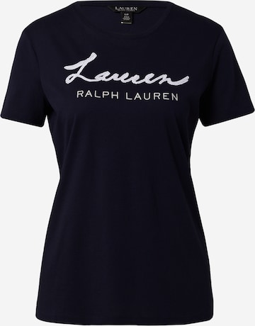 zils Lauren Ralph Lauren T-Krekls 'KATLIN': no priekšpuses