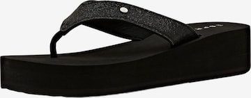 ESPRIT T-Bar Sandals in Black: front