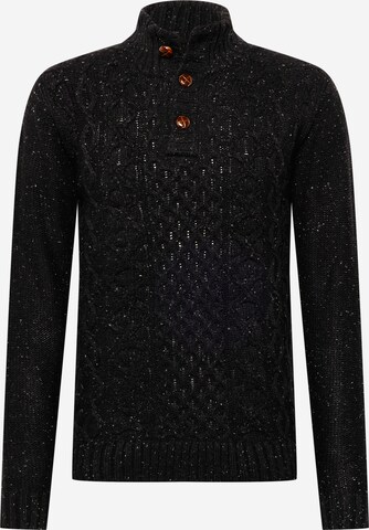 Pullover 'Hamilton' di INDICODE JEANS in nero: frontale