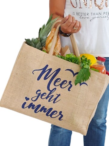 DOMELO Beach Bag 'Domelo' in Beige