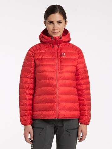 Haglöfs Outdoor Jacket 'Roc Down' in Red: front