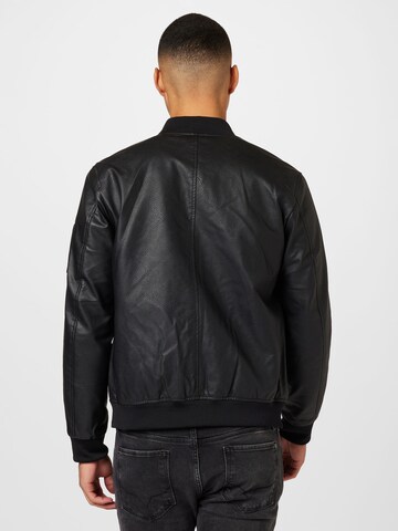 JACK & JONES - Chaqueta de entretiempo 'ROCKY' en negro