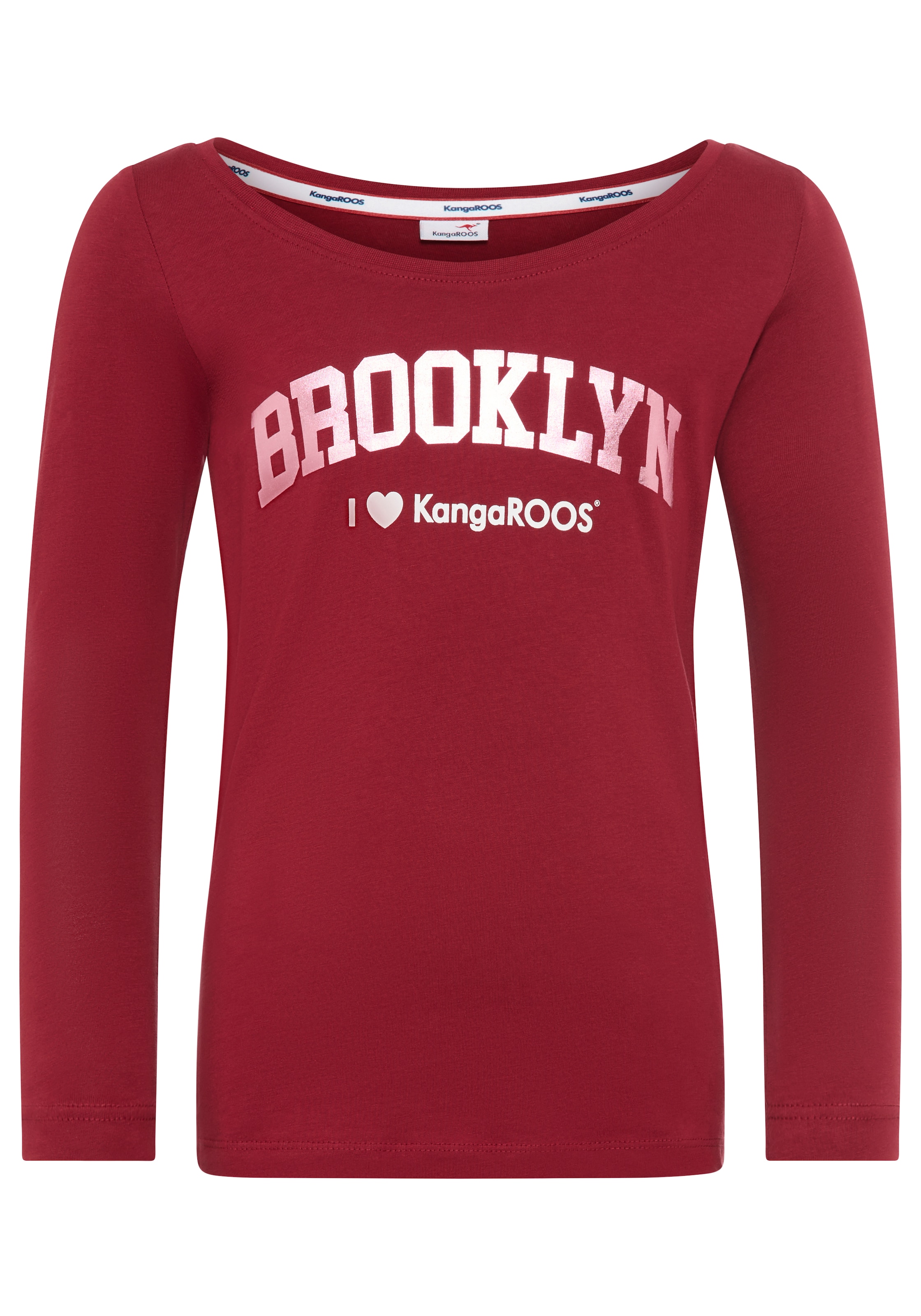 KangaROOS Shirt in Red: front