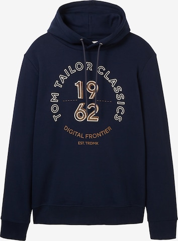 Sweat-shirt TOM TAILOR en bleu : devant